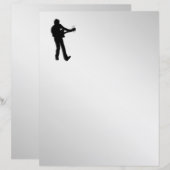 ギタープレーヤーシルバー (正面/裏面)