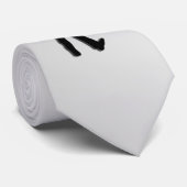 ギタープレーヤーシルバー ネクタイ (ロール)