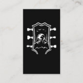 ギタープレーヤーマウンテンミュージックラバーギタリスト 名刺 (正面)