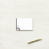 ギタープレーヤーミュージシャン音楽ミュージカルポストイットノート ポストイット (デスク上)