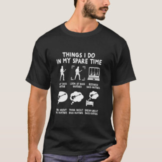 ギタープレーヤー先生Mのベーシック音楽ミュージシャン Tシャツ