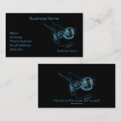 ギタープレーヤー音楽愛好家の名刺 名刺 (正面/裏面)