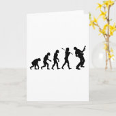 ギタープレーヤー カード (黄色い花)