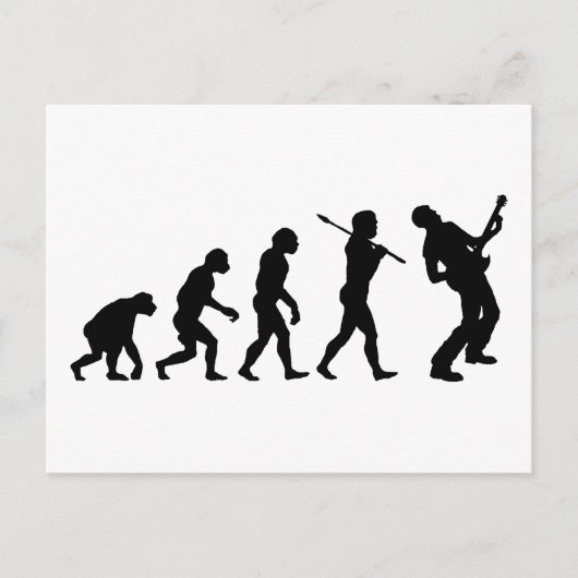 ギタープレーヤー ポストカード (正面)