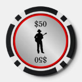 ギタープレーヤー ポーカーチップ (裏面)