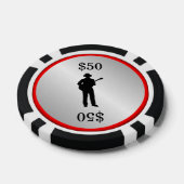 ギタープレーヤー ポーカーチップ (シングル)