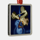 ギタープレーヤー メタルオーナメント (右)