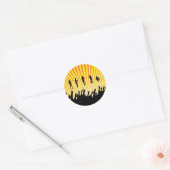 ギタープレーヤー ラウンドシール (封筒)