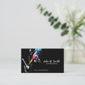 ギタープレーヤー/先生名刺 名刺 (スタンド正面)