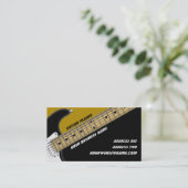 ギタープレーヤー 名刺 (スタンド正面)