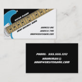 ギタープレーヤー 名刺 (正面/裏面)