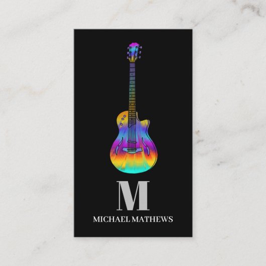 ギタープロフェッショナル先生QRコード 名刺 (正面)