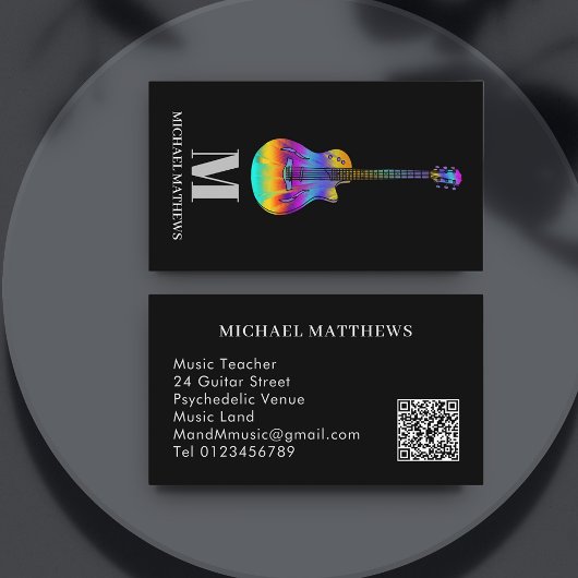 ギタープロフェッショナル先生QRコード 名刺