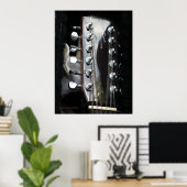 ギターヘッド ポスター (ホームオフィス)