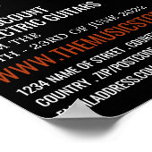 ギターヘッド、ミュージカル楽器店 ポスター (角)