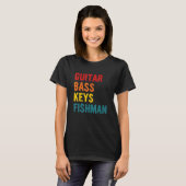 ギターベースキーFishman Tシャツ (正面フル)