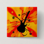 ギターボタン 缶バッジ (正面)