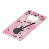 ギターボトルオープナー クレジットカード栓抜き (正面アングル)