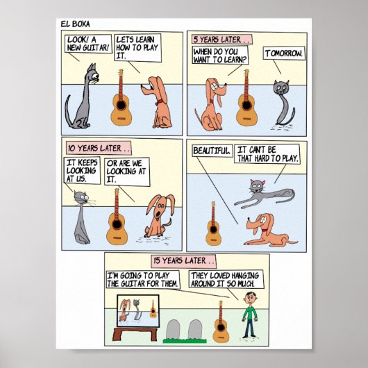 ギターポスター紙 ポスター (正面)