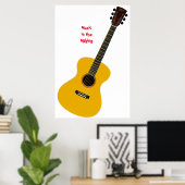 ギターポスター ポスター (ホームオフィス)