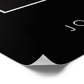 ギターポスタ縁どー ポスター (角)