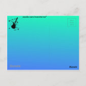 ギターポストカード ポストカード (裏面)