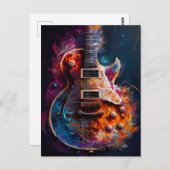 ギターポストカード ポストカード (正面/裏面)