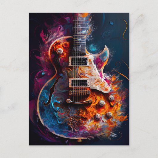 ギターポストカード ポストカード (正面)