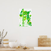 ギターポップ・アートの曲 ポスター (キッチン)