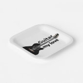 ギターマイラブギターミュージカルパーティー ペーパープレート (傾斜あり)