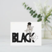 ギターマンの黒人 ポストカード (スタンド正面)