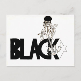 ギターマンの黒人 ポストカード