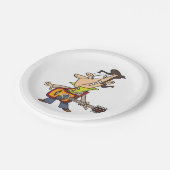 ギターマンロックスター ペーパープレート (アングル)