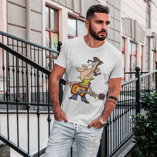 ギターマンロックスター Tシャツ