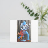 ギターマン ポストカード (スタンド正面)