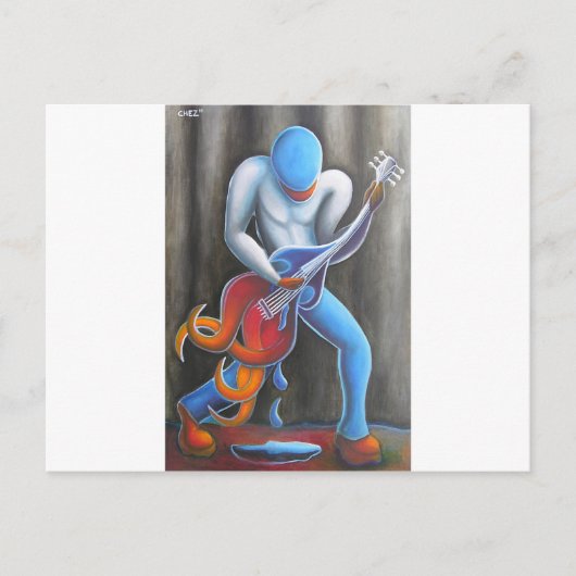 ギターマン ポストカード (正面)