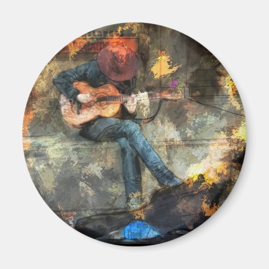 ギターマン マグネット (正面)