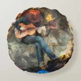 ギターマン ラウンドクッション