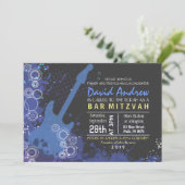 ギターミュージカルバーバルミツワー招待状パーティー 招待状 (スタンド正面)