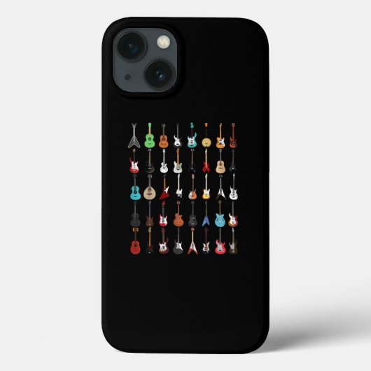 ギターミュージカル楽器ロックアンドロール Case-Mate iPhoneケース (裏面)