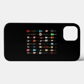 ギターミュージカル楽器ロックアンドロール Case-Mate iPhoneケース (裏面 (横))
