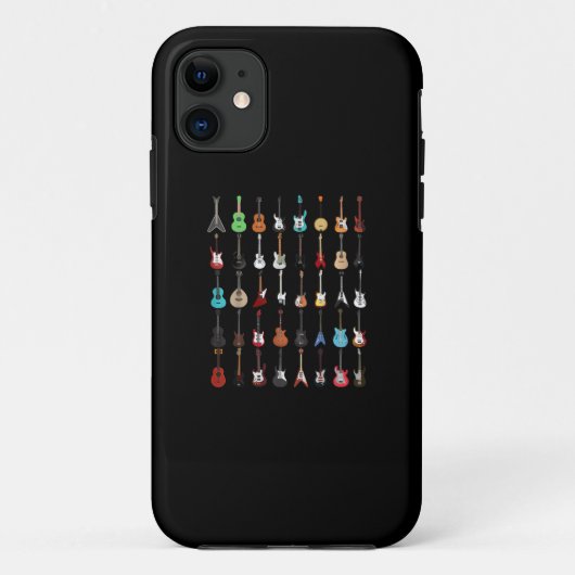 ギターミュージカル楽器ロックアンドロール Case-Mate iPhoneケース (裏面)
