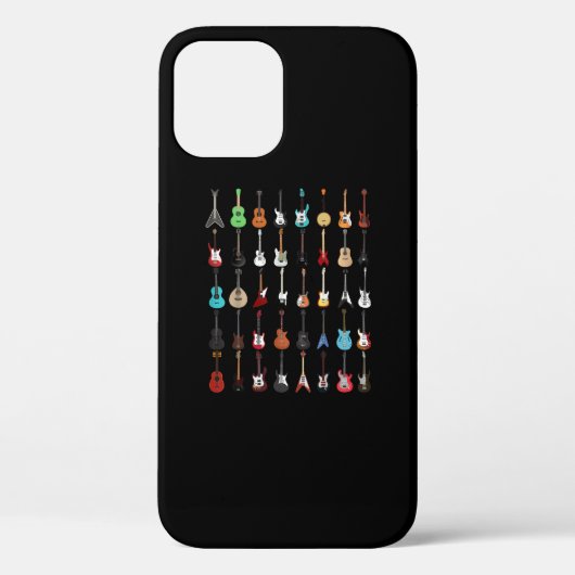 ギターミュージカル楽器ロックアンドロール Case-Mate iPhoneケース (裏面)