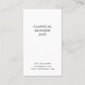 ギターミュージシャン名刺 名刺 (裏面)