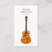 ギターミュージシャン名刺 名刺 (正面)