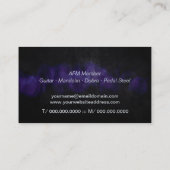 ギターミュージシャン 名刺 (裏面)