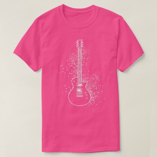 ギターミュージックギタリストギフトギター Tシャツ (デザイン正面)
