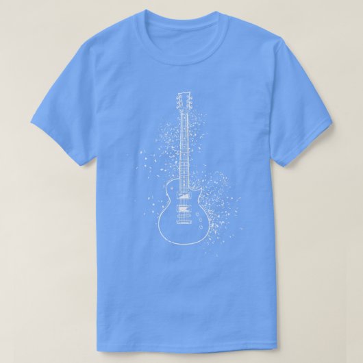 ギターミュージックギタリストギフトギター Tシャツ (デザイン正面)