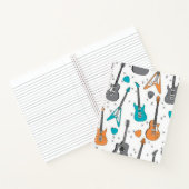 ギターミュージックスパイラルノートブック ノートブック (内部)