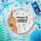 ギターミュージックテーマ誕生日パーティー紙プレート ペーパープレート (パーティー)